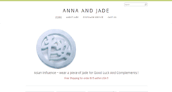 Desktop Screenshot of annaandjade.com